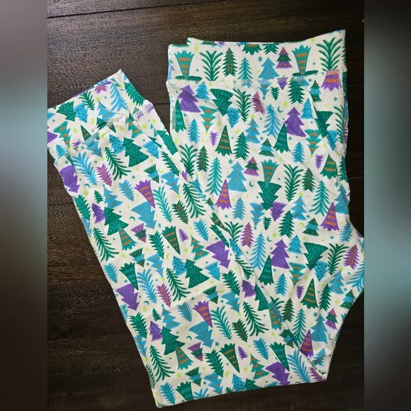 Christmas Tree Print Pajamas Adults New XXL Unisex - Picture 3 of 15